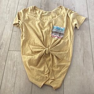 ADKTD lifestyle California Pocket Flowy Split In Mustard